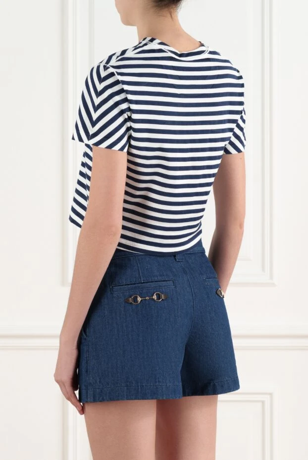 Gucci women's striped cotton t-shirt 186686 - photo 3
