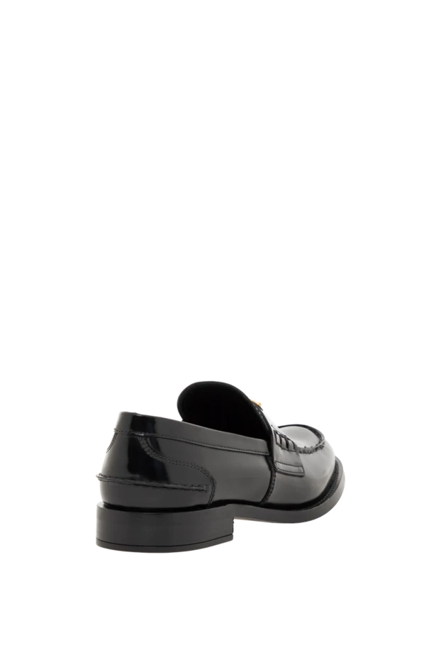 Prada лофери з лакової шкіри чорні жіночі 186729 - фото 3