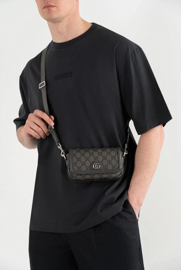 Gucci men's mini bag gucci ophidia gg monogram gray 186761 - photo 2
