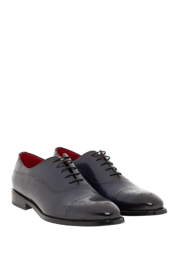 Barrett blue oxford shoes made of genuine leather for men 186927 - photo 3