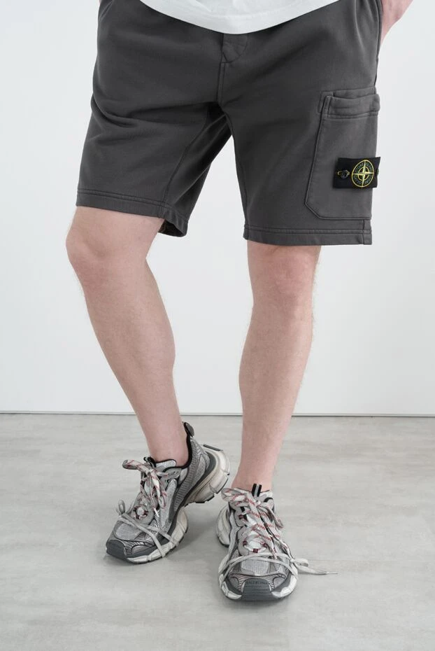 Balenciaga кроссовки 3xl серого цвета из сетки и полиуретана 186994 - фото 2