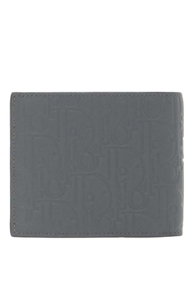 Dior гаманець у формі книги зі шкіри dior gravity сірий чоловічий 187065 - фото 3