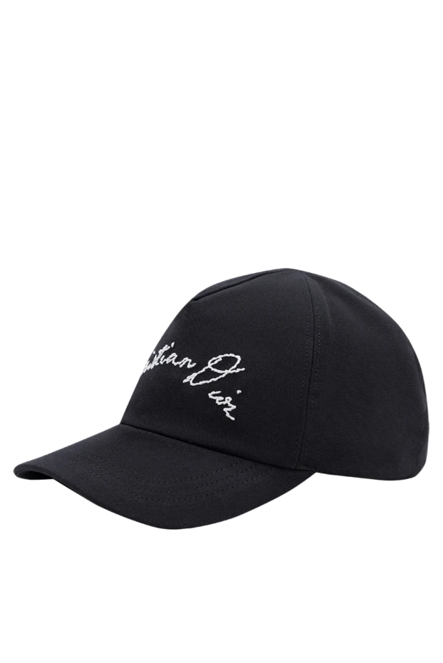 Dior бейсболка з вишивкою-логотипом dior homme чорна чоловіча 187072 - фото 3