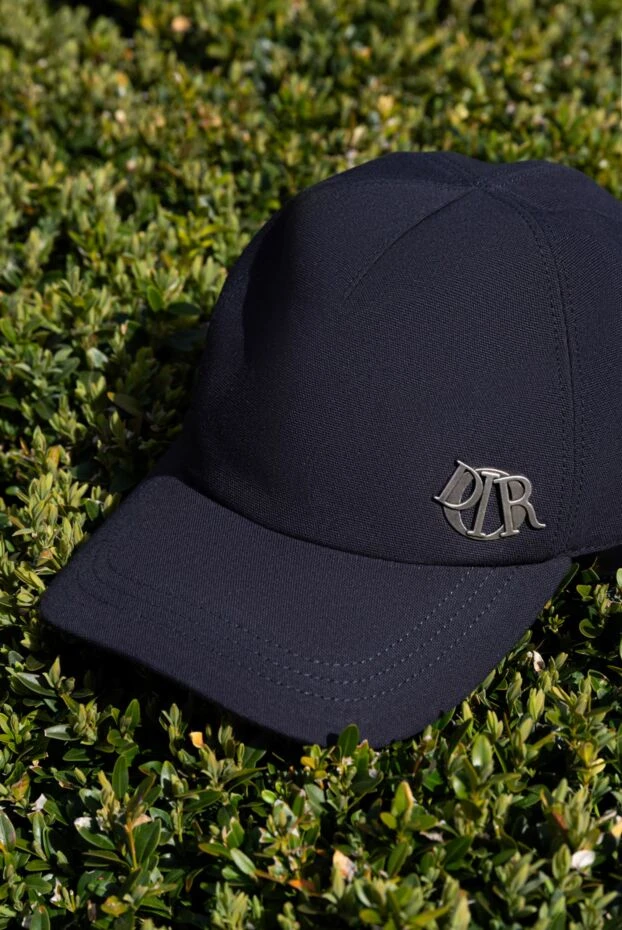 Dior baseball cap with metal logo dior homme black men's 187075 - photo 2
