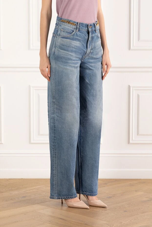 Celine women's high waist kitty jeans 187134 - photo 3