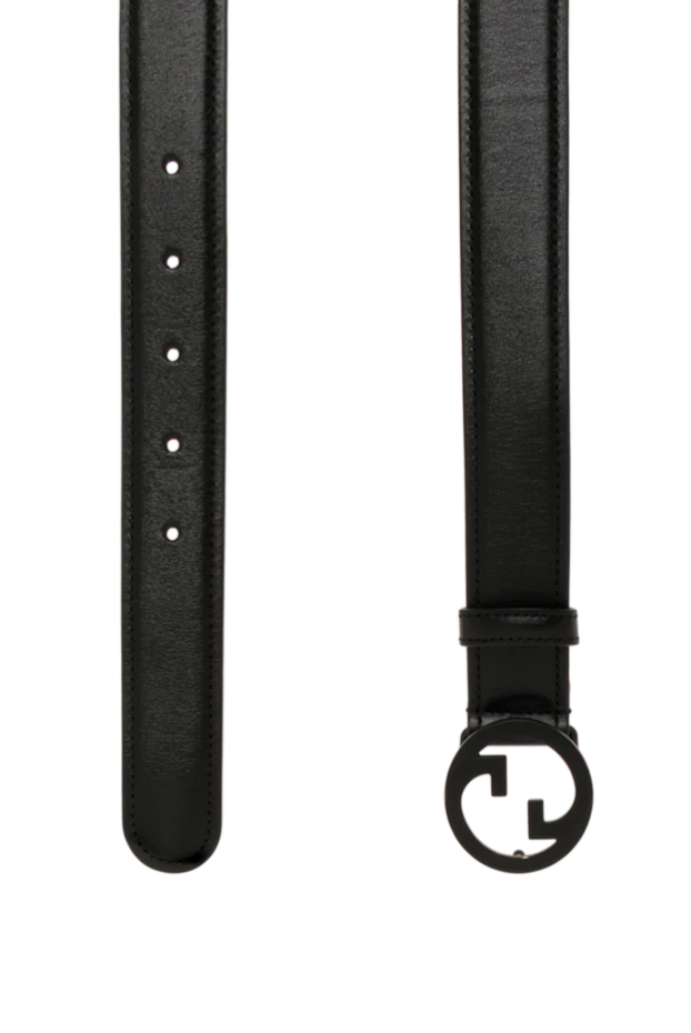 Gucci black women's belt with gg buckle 187155 - photo 3