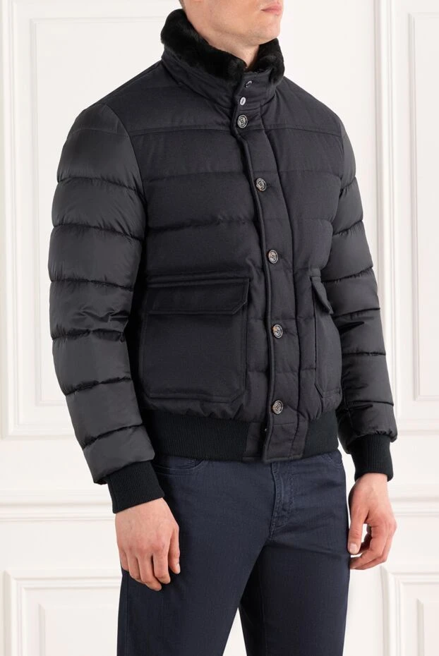 Moorer quilted bomber jacket with goose feather insulation 187160 - photo 3
