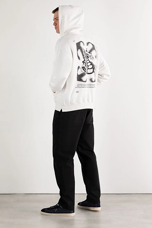 Off-White vibe arrow cotton hoodie white 187248 - photo 2