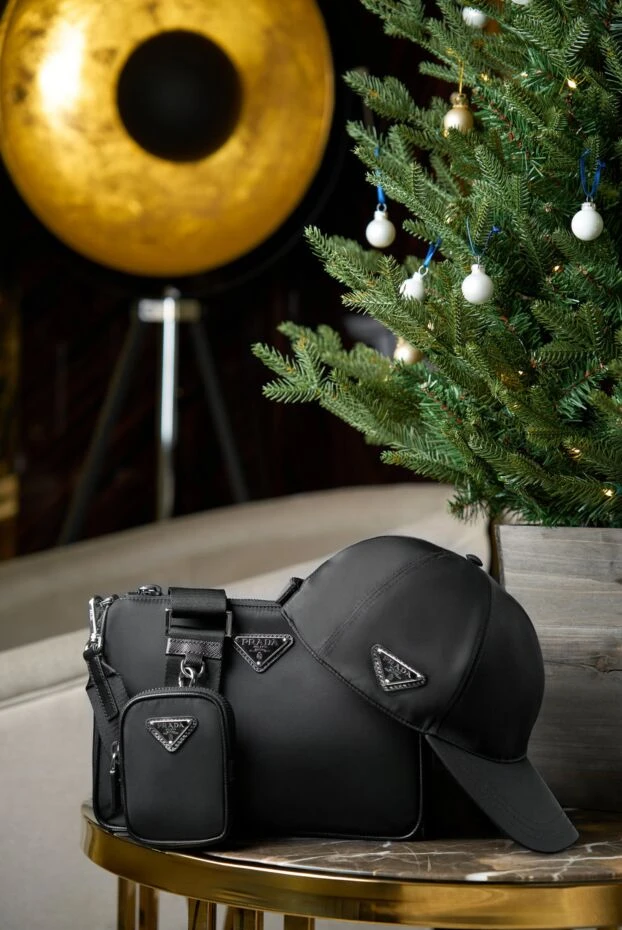 Prada cумка-мессенджер re-nylon с эмалевым треугольным логотипом 187287 - фото 2