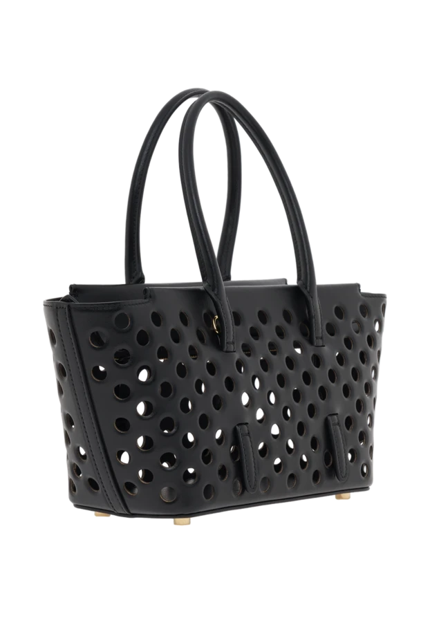 Alaia сумка neo mina 20 из венской телячьей кожи черная 187304 - фото 3