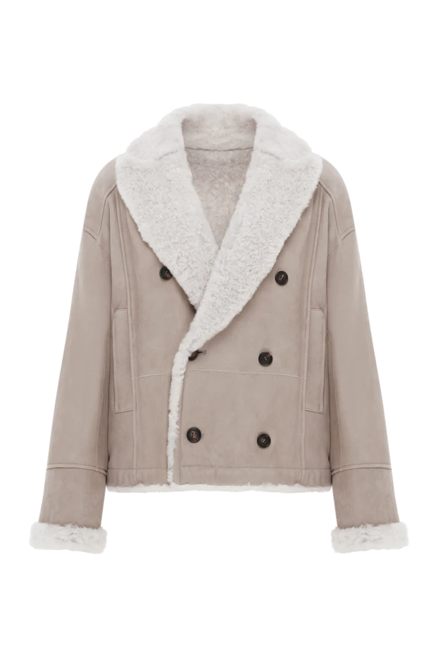 Brunello Cucinelli double-breasted double-breasted double-breasted sheepskin coat 187312 - photo 1