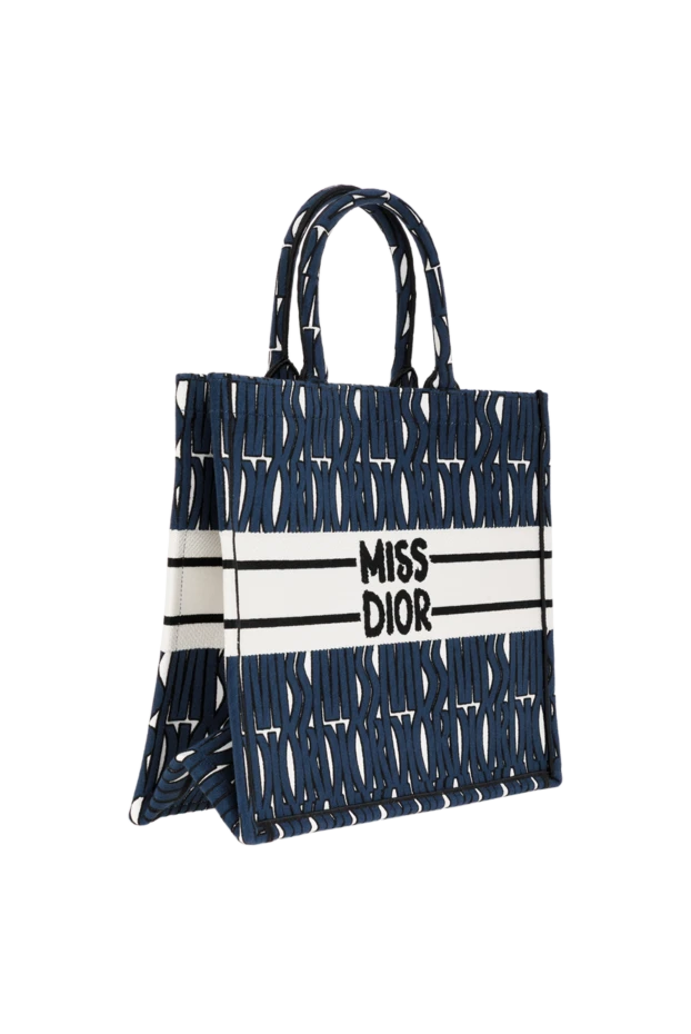 Dior miss shopper bag in contrasting colors made of cotton 187330 - photo 3