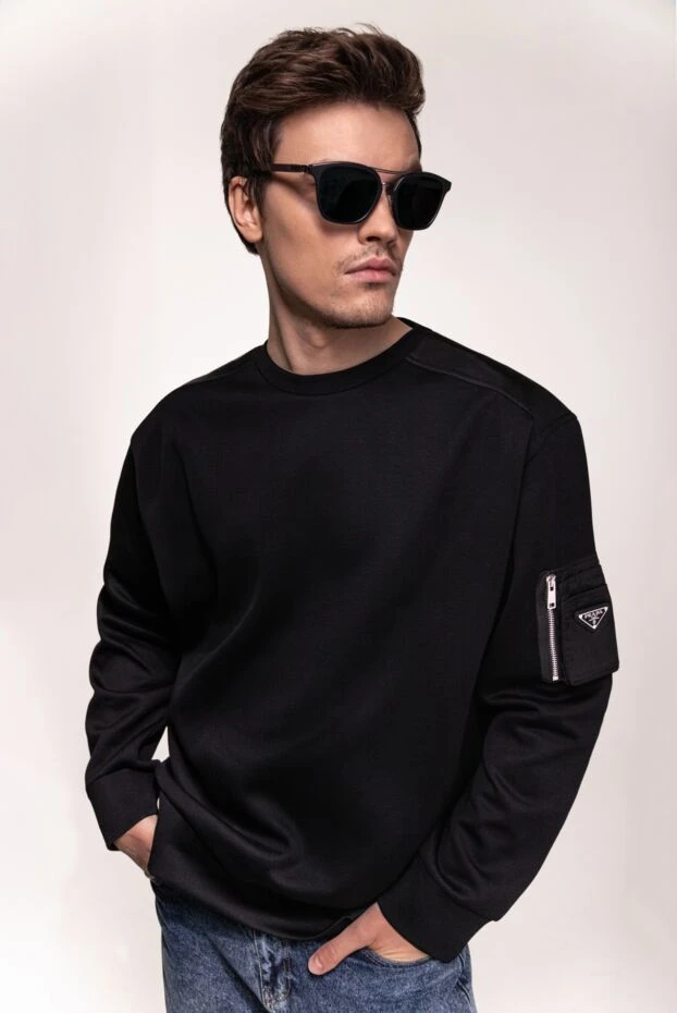 Prada костюм прогулянковий із шортами чорний чоловічий 187396 - фото 3