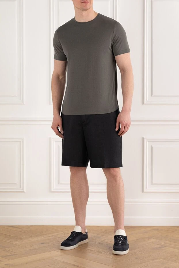 Loro Piana soft cotton-silk jersey t-shirt green 187451 - photo 2