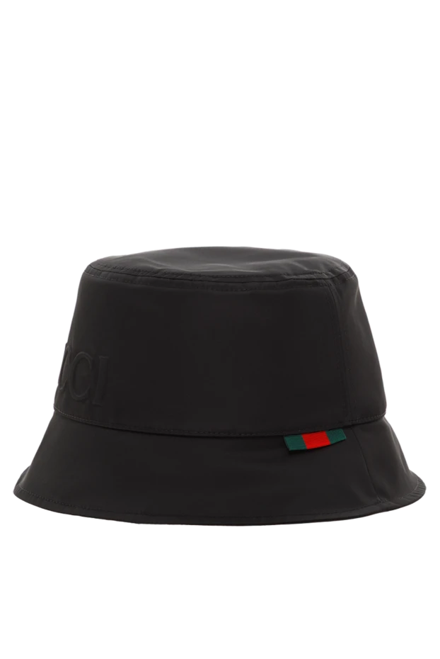 Gucci black nylon bucket hat with logo men's 187470 - photo 3
