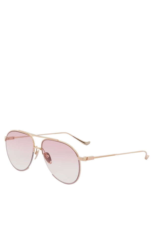 Chrome Hearts золотые солнцезащитные очки в стиле авиатор мужские 187481 - фото 3