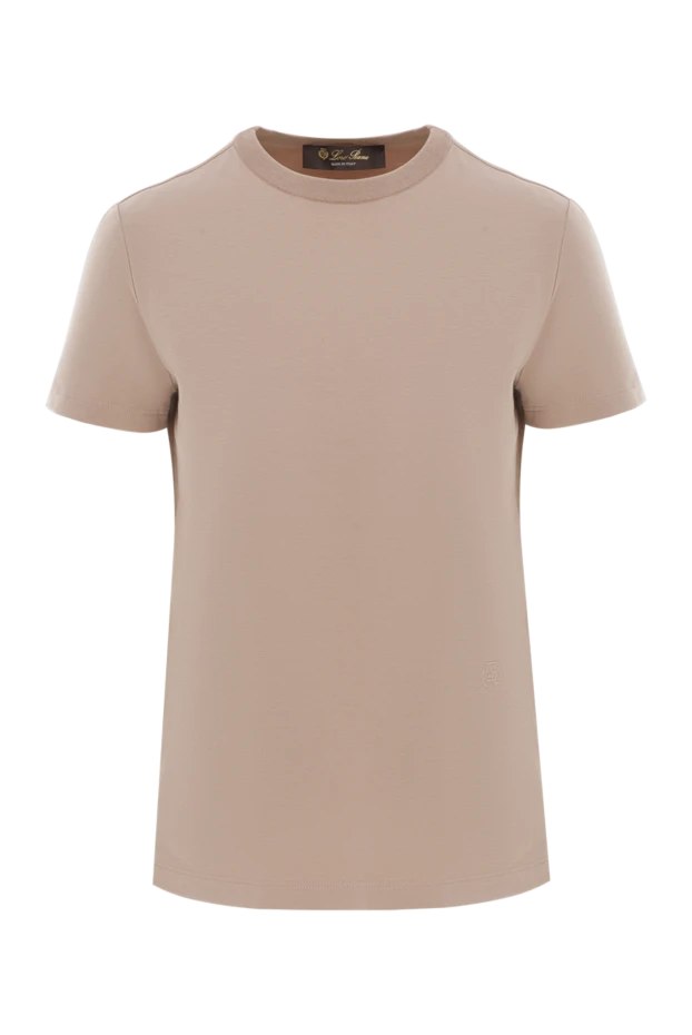 Loro Piana my-t pure cotton jersey t-shirt beige 195622 - photo 1