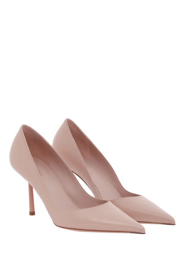 Le Silla beige genuine leather shoes with heels 187640 - photo 3