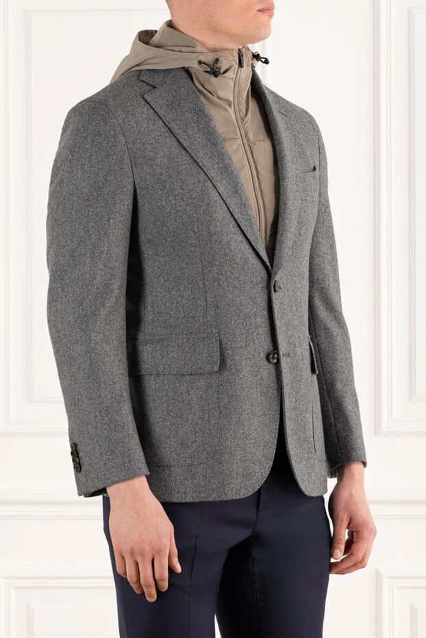 Lubiam gray men's wool jacket 187717 - photo 3