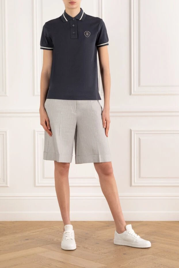 D.Exterior women's long shorts gray with cuffs 187766 - photo 2
