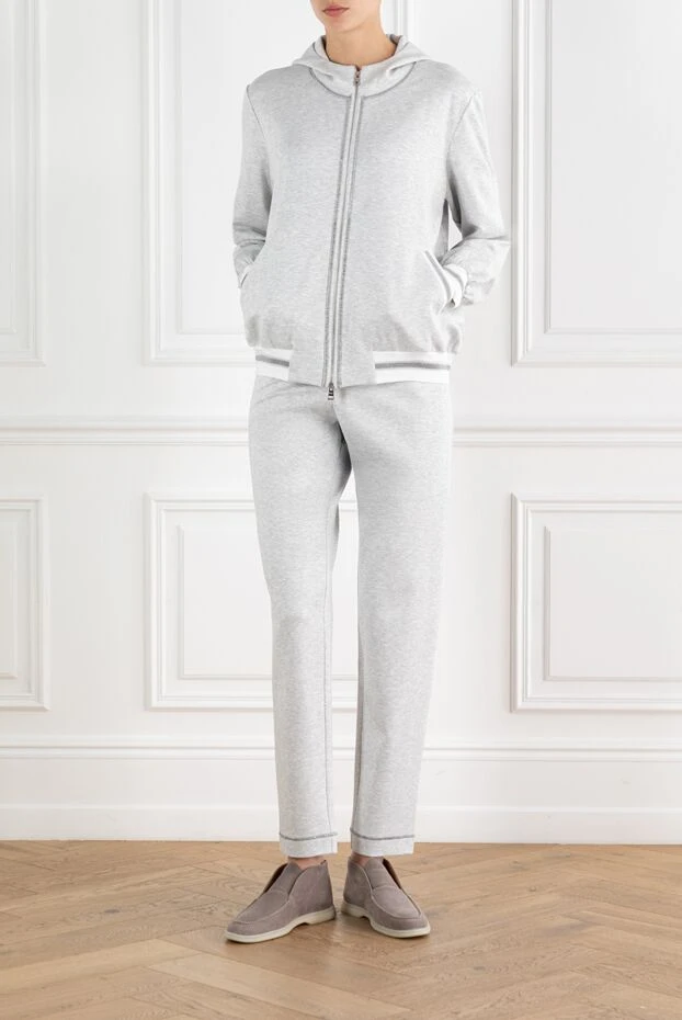 D.Exterior knitted tracksuit with contrast piping 187777 - photo 2