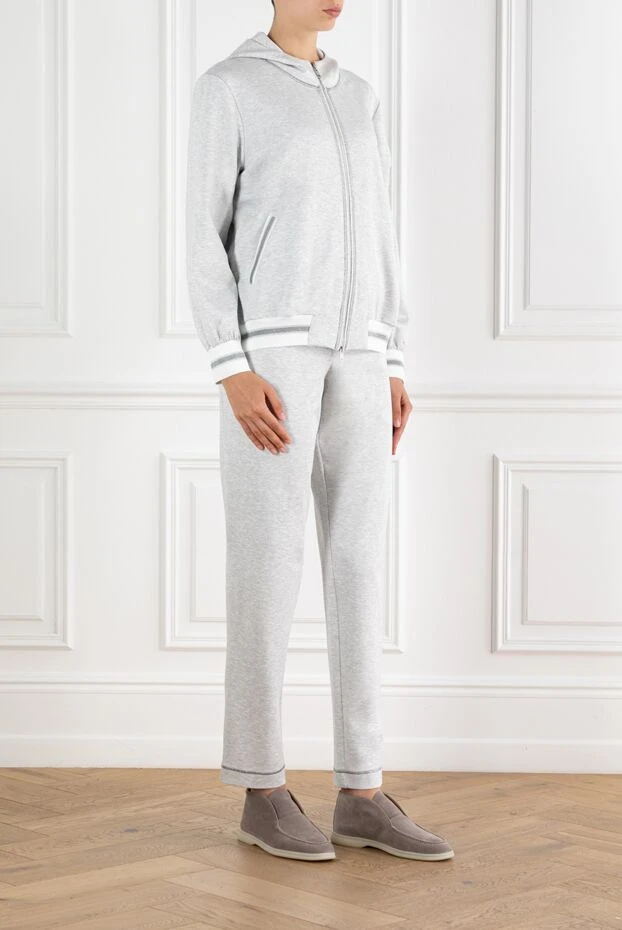 D.Exterior knitted tracksuit with contrast piping 187777 - photo 3