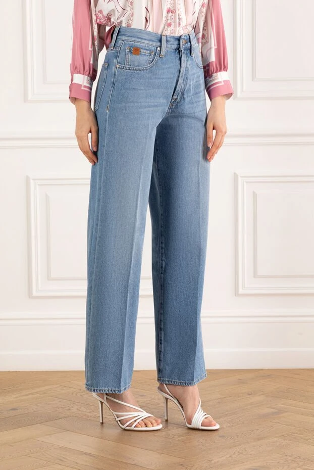 Jacob Cohen women's blue wide leg straight jeans 187804 - photo 3