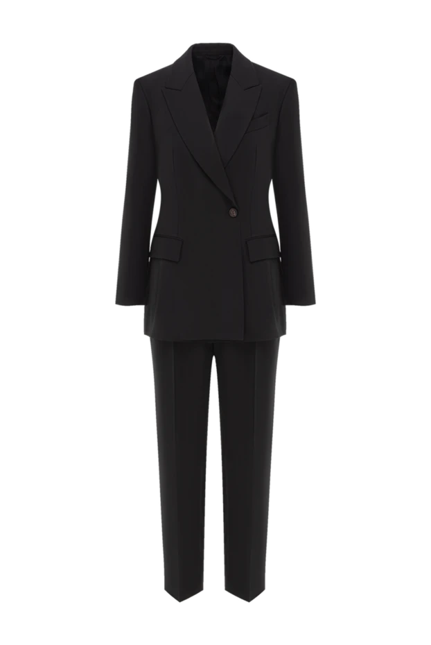 Comfortable viscose twill couture suit with Monil chain - photo 1