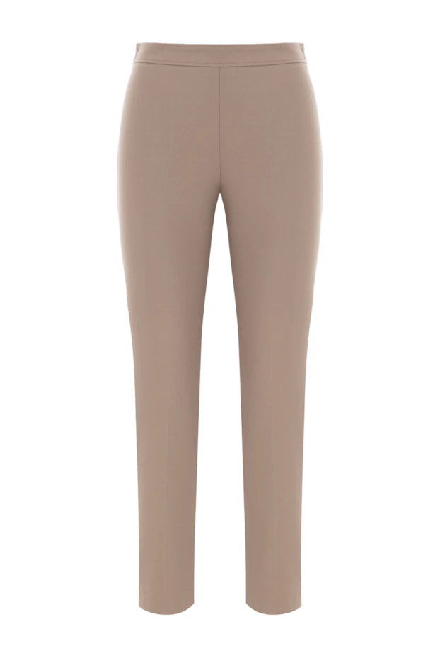 Штани High Waist Cigarette із твила з блискучими деталями