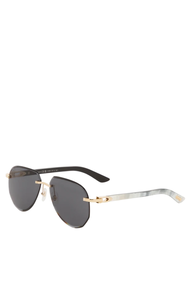 Cartier aviator sunglasses with buffalo horn frame, gray 187963 - photo 3