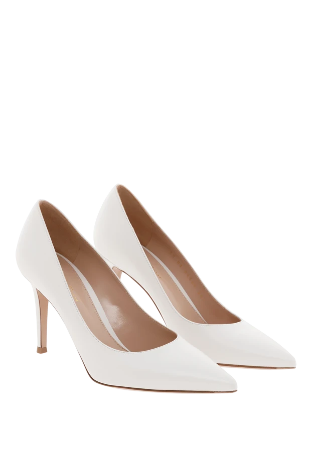 Gianvito Rossi leather heels gianvito 85 white 188065 - photo 3