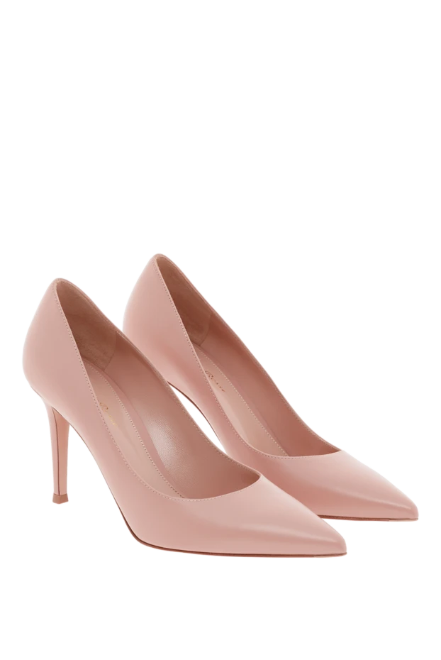 Gianvito Rossi leather heels gianvito 85 beige 188066 - photo 3