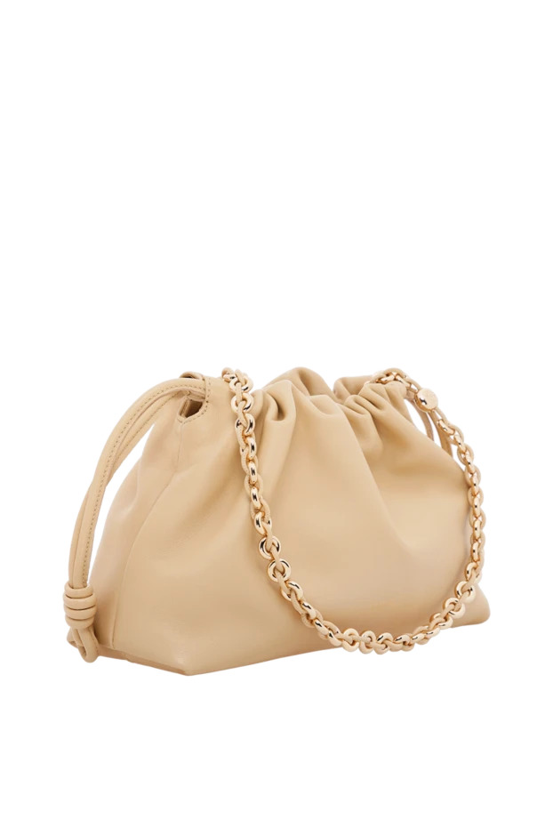 Loewe flamenco medium soft sheepskin nappa leather bag yellow 188092 - photo 3