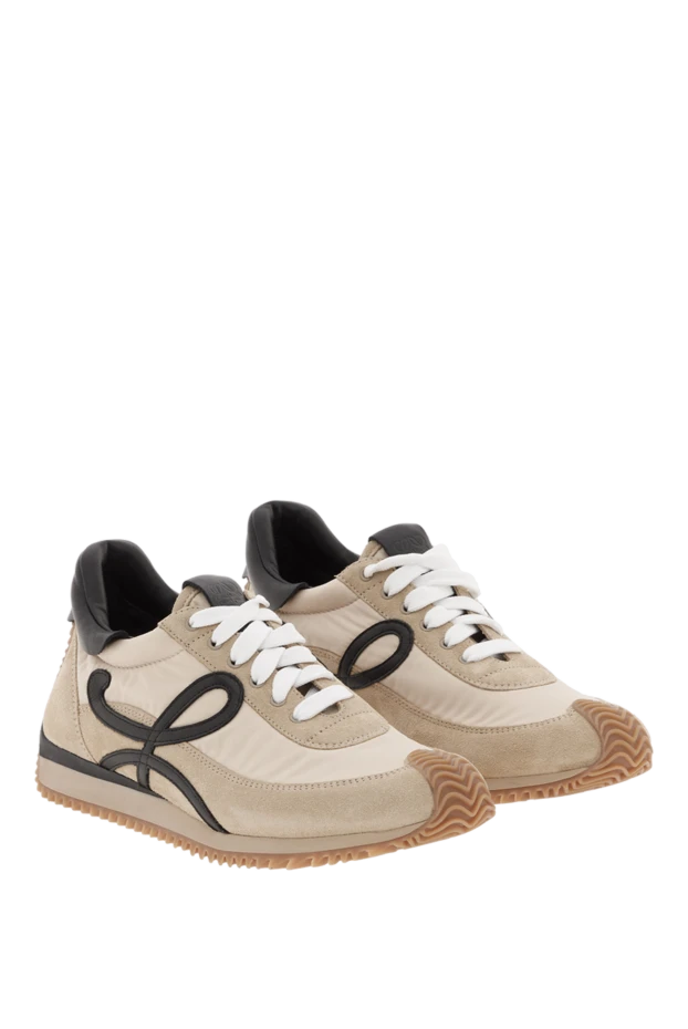 Loewe flow runner lace-up calfskin running shoe 188098 - photo 3