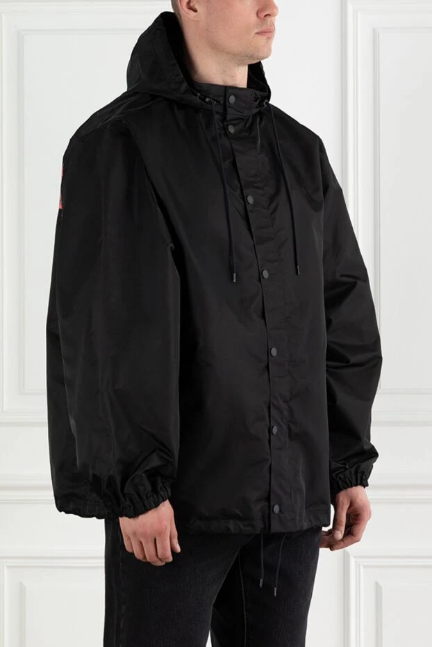 Balenciaga lightweight nylon jacket with hood and logo 188137 - photo 3