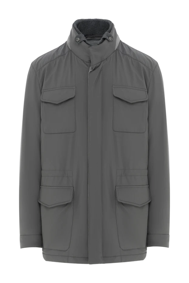 Enrico Mandelli куртка чоловіча в стилі танкер зеленого кольору 188271 - фото 1