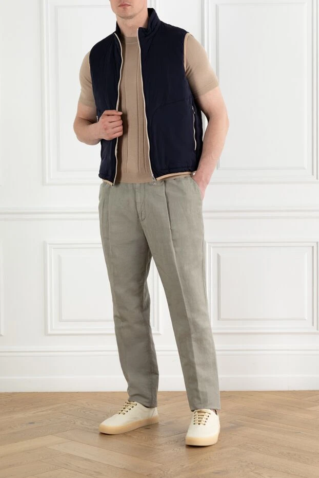 Brunello Cucinelli quilted insulated vest with zipper blue 188679 - photo 2