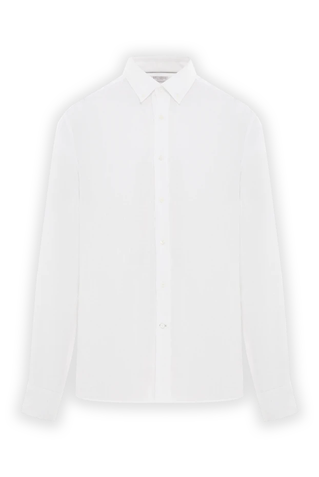 Classic White Linen Shirt for Men