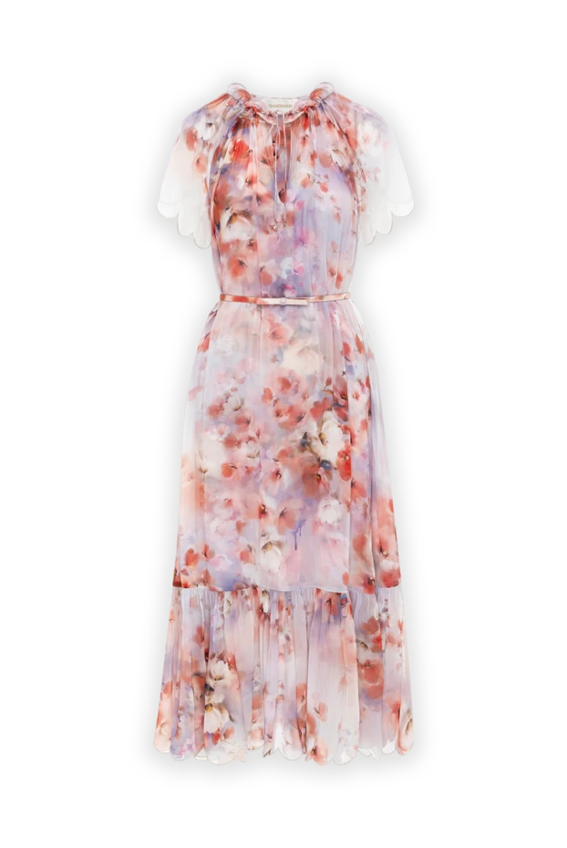 Zimmermann crush flutter watercolor floral print chiffon dress 188849 - photo 1