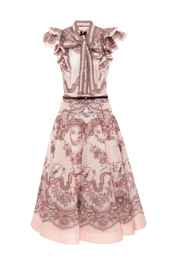 Zimmermann crush fitted ruffle blouse with midi skirt 188881 - photo 1