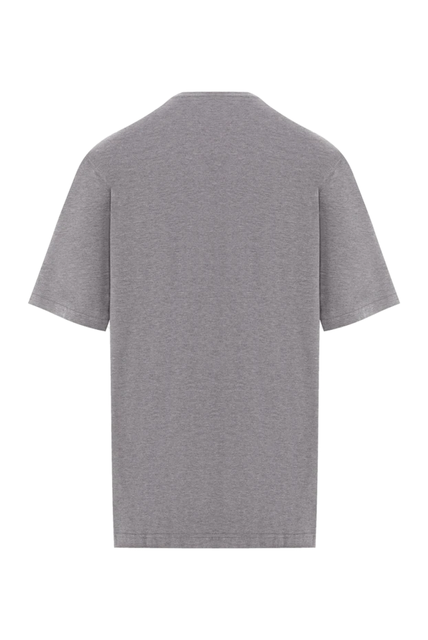 Dolce & Gabbana grey oversized cotton pique t-shirt with logo 188976 - photo 2
