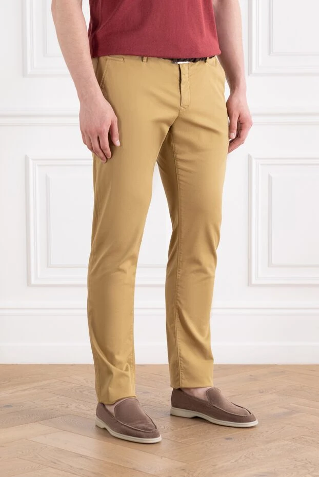 Jacob Cohen men's stretch cotton lyocell chino pants brown 189061 - photo 3