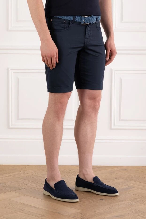 Jacob Cohen dark blue cotton shorts with a classic denim fit 189076 - photo 3