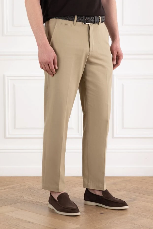 Jacob Cohen beige pure cotton men's trousers 189090 - photo 3
