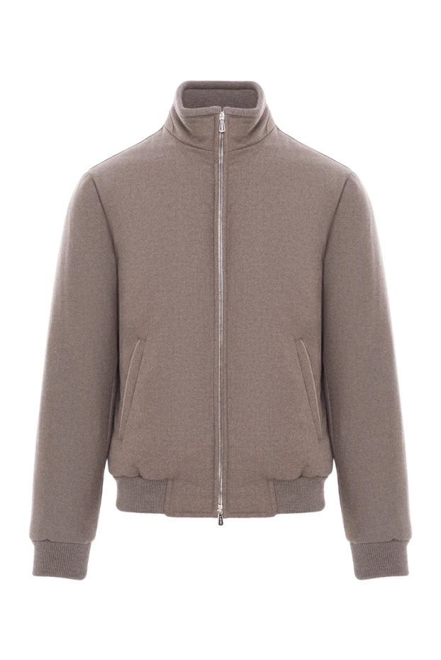 Enrico Mandelli пуховик з вовни та кашеміру з вітрозахисним коміром та легким утеплювачем 189098 - фото 1