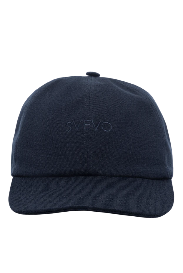 Svevo navy blue baseball cap with embroidered logo men's 189132 - photo 1