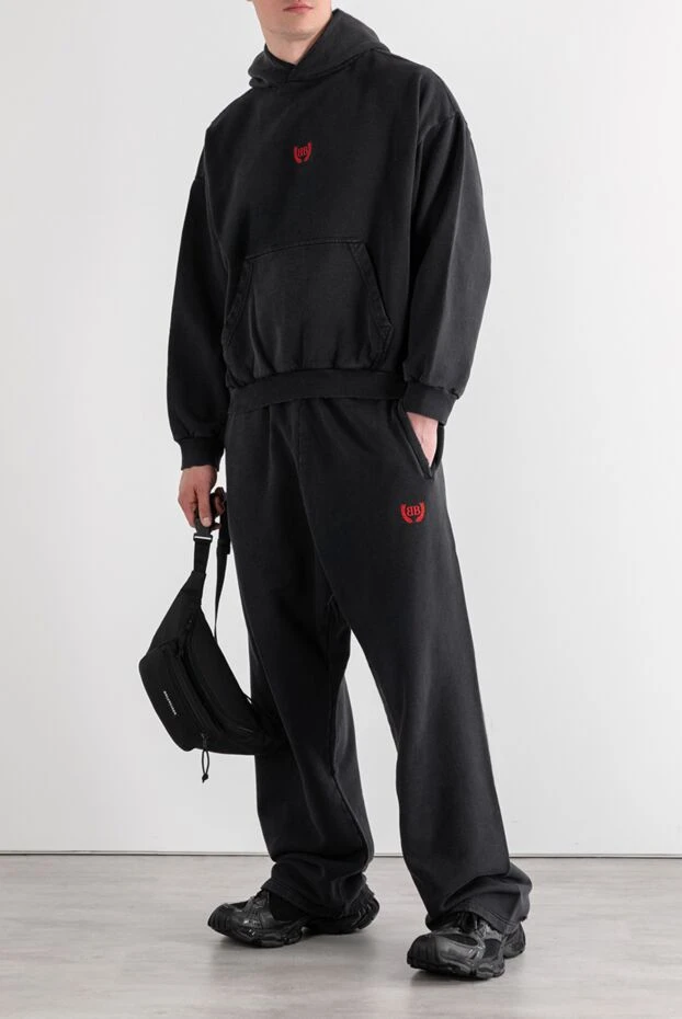 Balenciaga laurel classic tracksuit hoodie with pants gray men's 189286 - photo 2