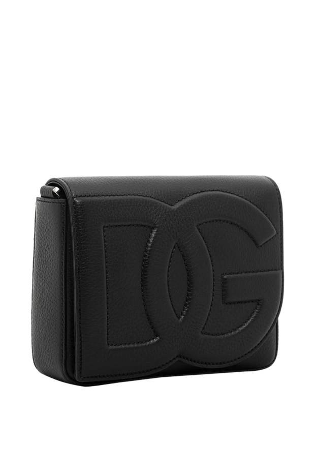 Dolce & Gabbana сумка крос-боді dg logo чорна 189337 - фото 3