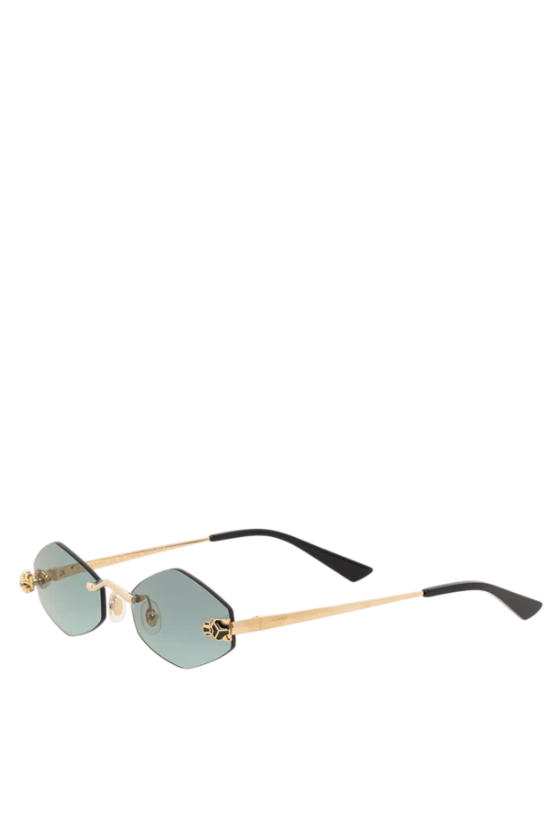 Cartier panthere geometric rimless sunglasses blue women 189423 - photo 3