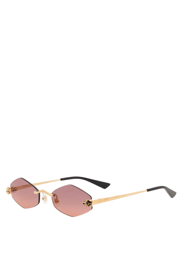 Cartier panthere geometric rimless sunglasses purple women 189424 - photo 3